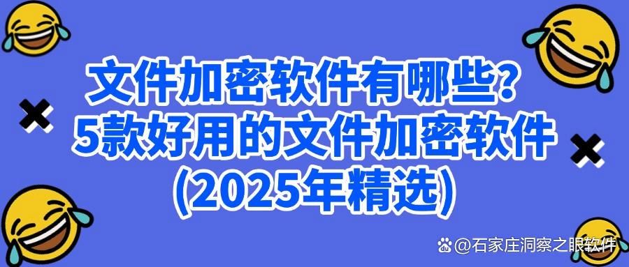 用于文件加密的软件有哪些?2025年5款功能强大的文件加密软件分享(图1)