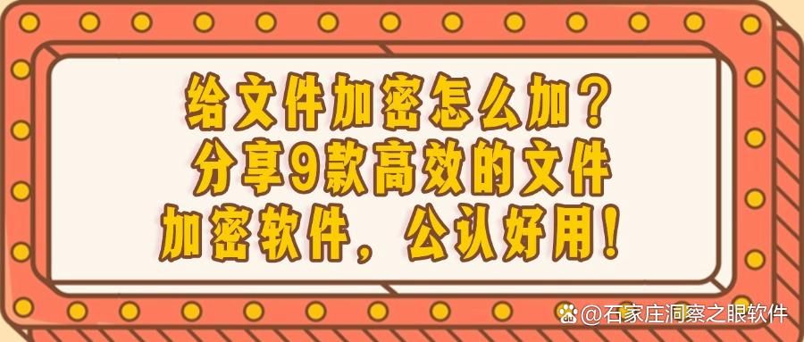 用于文件加密的软件有哪些?2025年9款超好用的文件加密软件推荐!(图1)