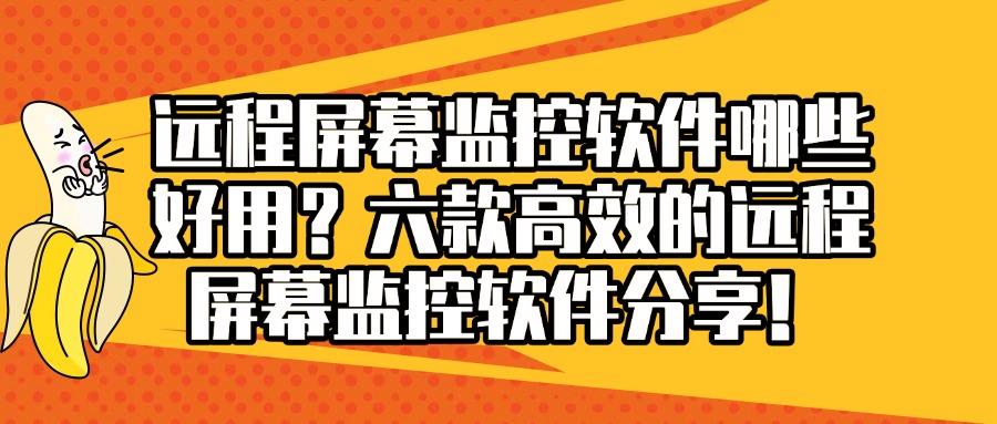 如何进行远程屏幕监控软件?六款宝藏远程屏幕监控软件|2025最新整理!(图1)