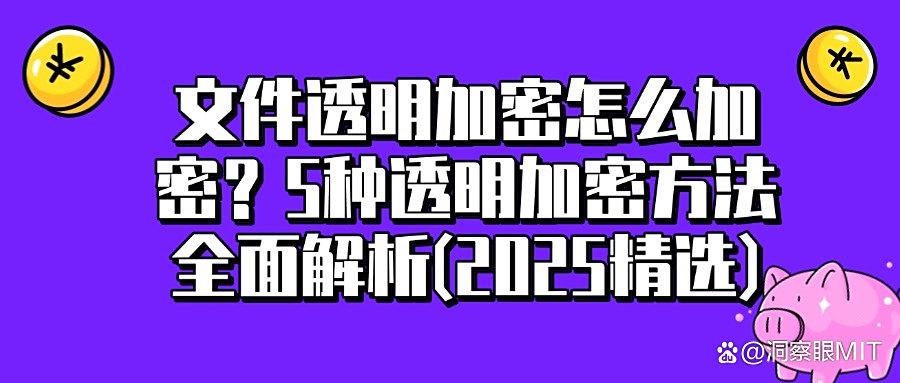 文件透明加密怎么加密?揭秘5招高效的透明加密方法，保护文件安全(图1)