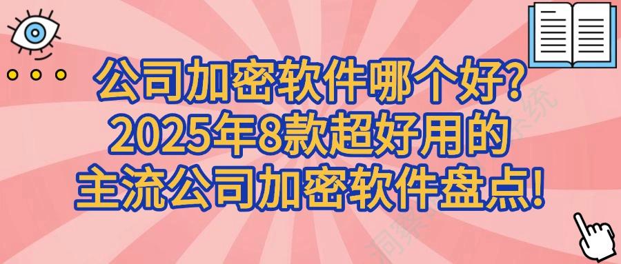公司加密软件|2025年8款口碑良好的公司加密软件系统!(图1)