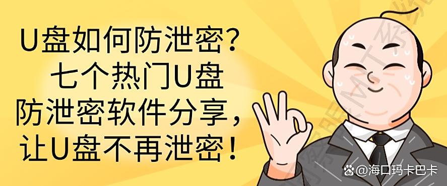 U盘如何防泄密？七个热门U盘防泄密软件分享，让泄密成为不可能！(图1)