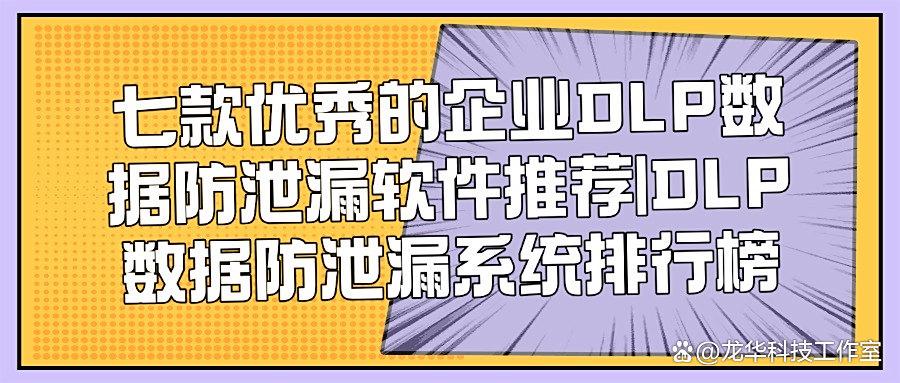 DLP数据防泄漏软件哪个好?2025年七大DLP数据防泄漏软件功能指南(图1)