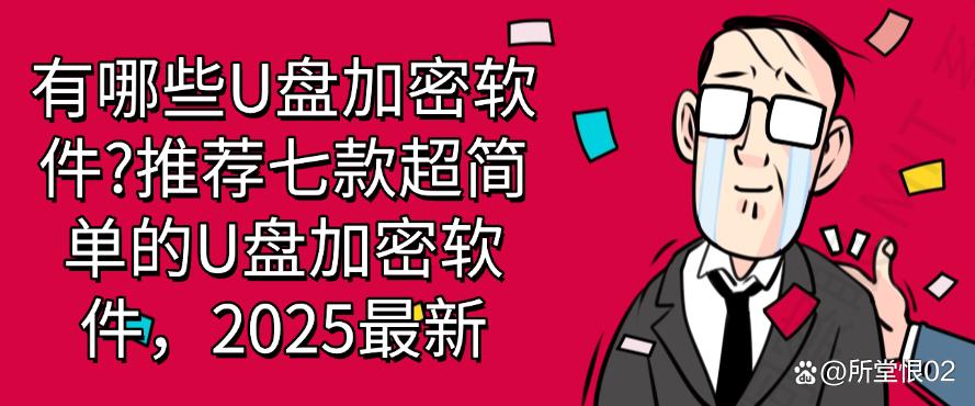 有哪些U盘加密软件？推荐七款超简单的U盘加密软件，码住，25最新(图1)
