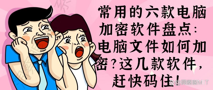 常用的六款电脑加密软件盘点：电脑文件如何加密？分享几款软件，赶快码住！(图1)